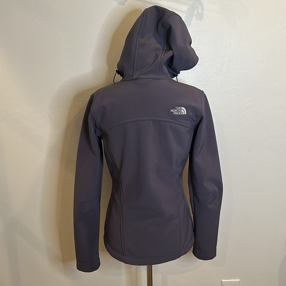 THE NORTH FACE WOMENS ZIP UP JACKET HOOD WATER RESISTANT ZOPPER POCKETS SZ XS - Picture 7 of 11